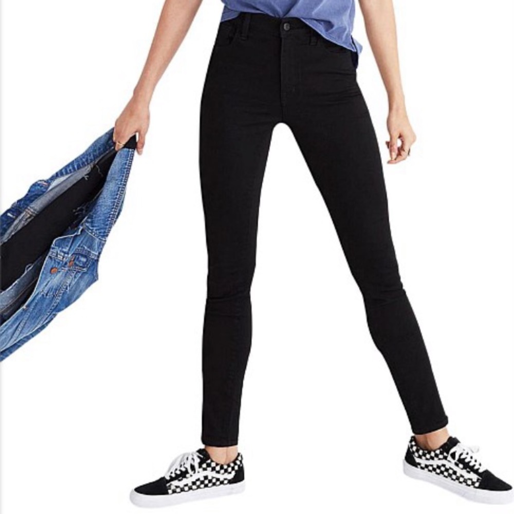 Madewell Roadtripper Skinny Jeans Size 28 in Black
